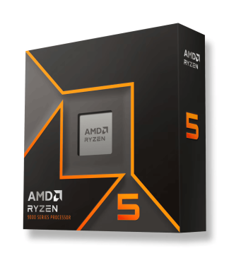 Процесор AMD RYZEN 5 9600X, 6-Core, 3.9 GHz, 32MB, 65W, AM5, BOX, No Cooler 1