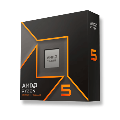 Процесор AMD RYZEN 5 9600X, 6-Core, 3.9 GHz, 32MB, 65W, AM5, BOX, No Cooler 1