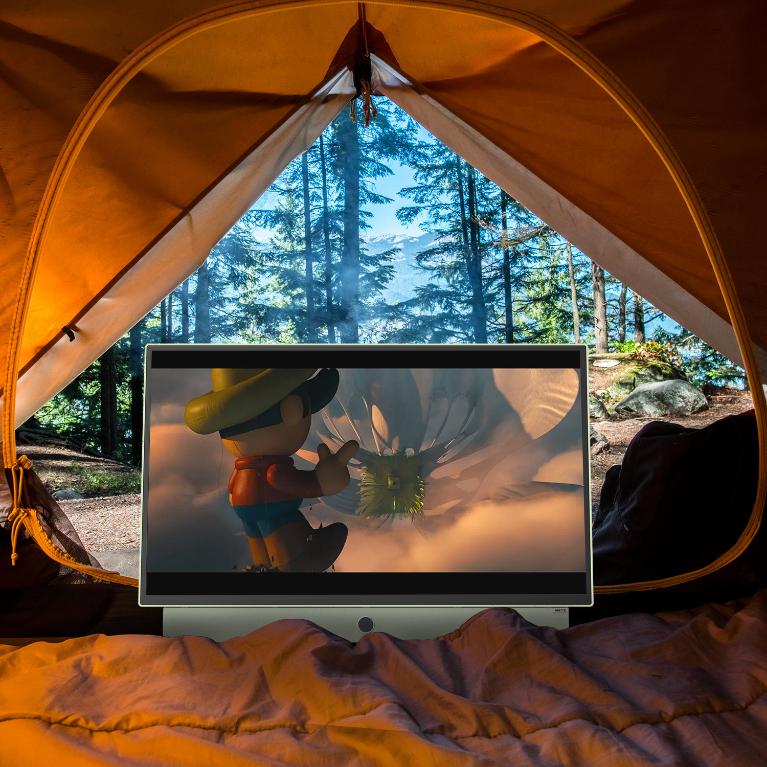 METZ Портативен телевизор 24MPE7200Z 24" LED FHD(1920x1080) GoogleTV, HDR10, зелен 12