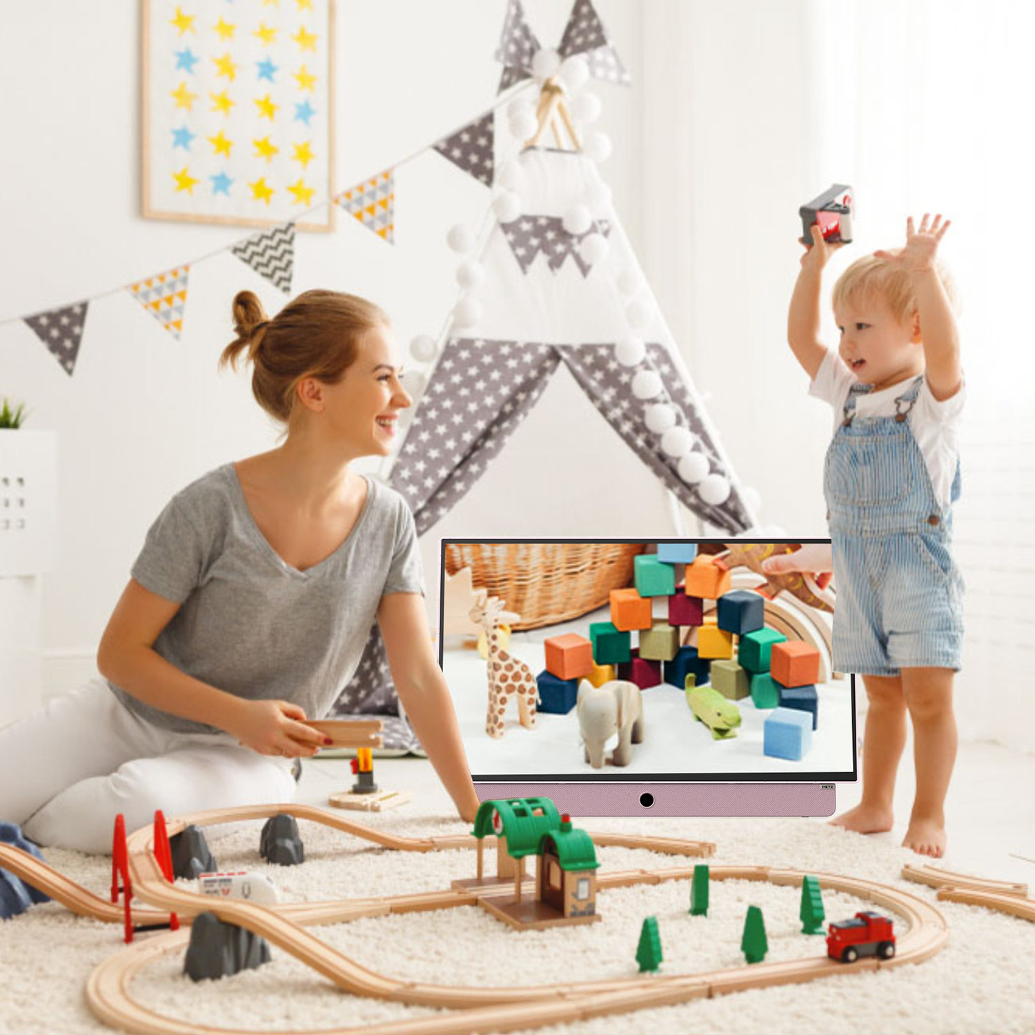 METZ Портативен телевизор 24MPE7300Z 24" LED FHD(1920x1080) GoogleTV, HDR10, розов 15