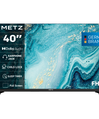 METZ Телевизор 40MTE2000Z 40" LED TV, HD, черен 1