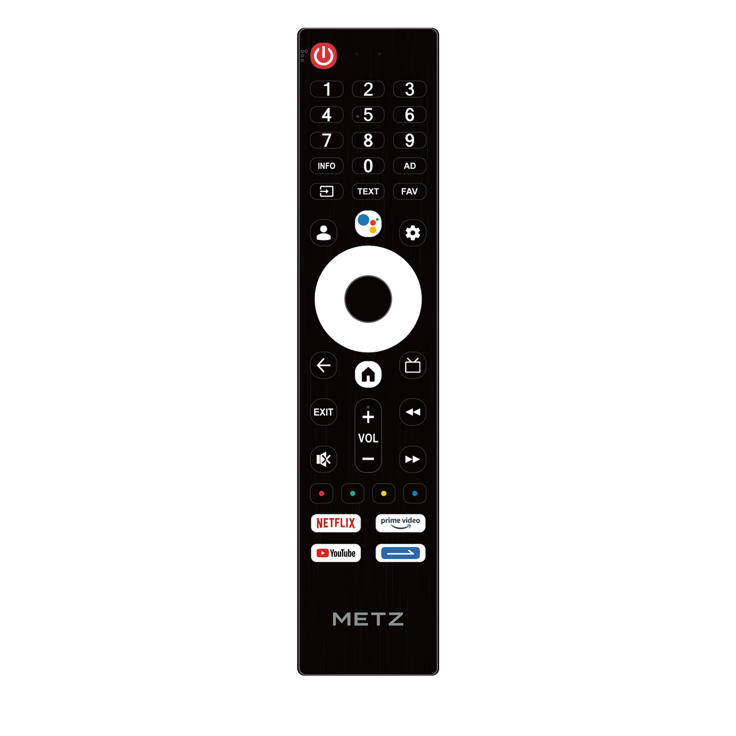 METZ Телевизор 43" 43MQF7500Z UHD 4K QLED SMART TV, Google TV, Клас G 7