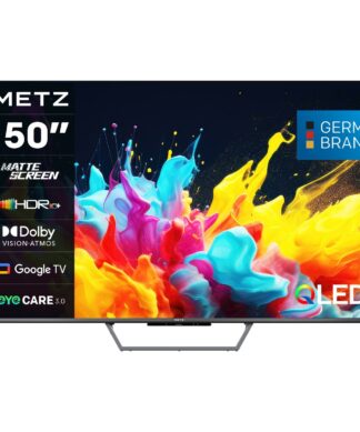Телевизор METZ 50MQE7600Z, 50"(126 см), QLED+,Anti-Glare Google TV, 4K/UHD, 60Hz 1