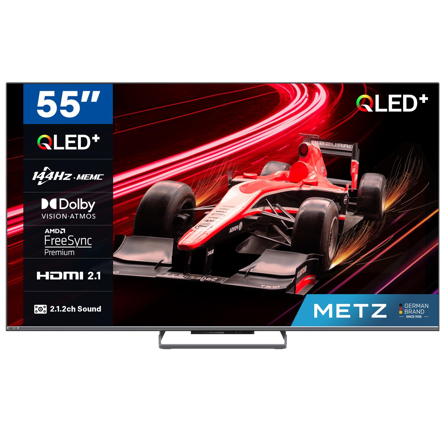 Телевизор METZ 55MQE8000Z, 55"(139 см), QLED UHD Google TV, Dolby Vision, 144Hz 1