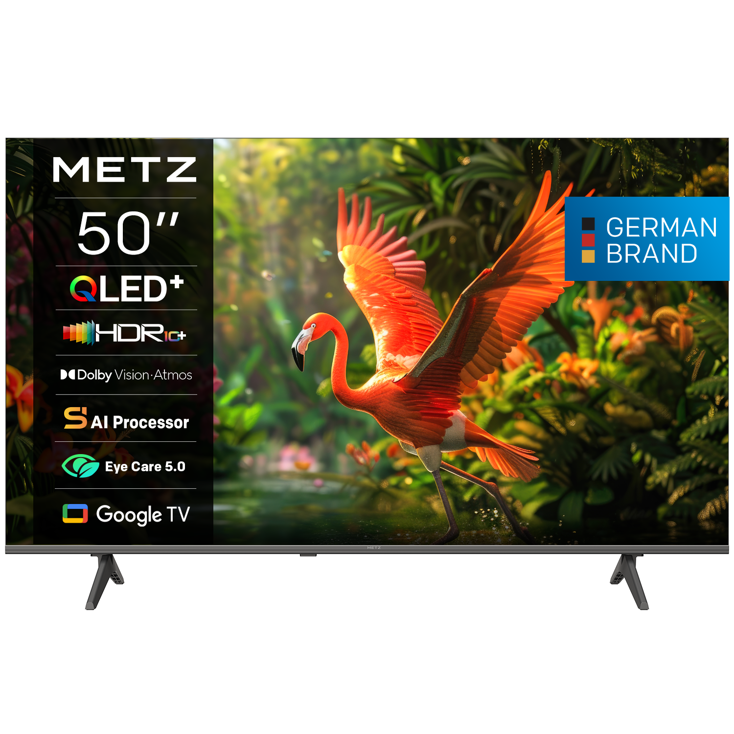 Телевизор METZ 50" 50MQH7500Z UHD 4K QLED+ Google TV, 120Hz, 126 см 1