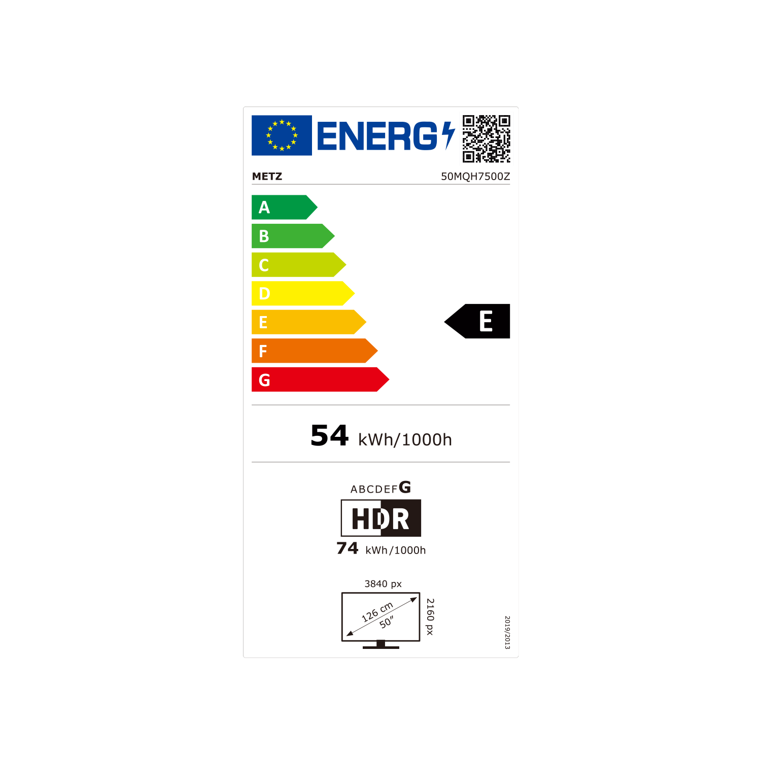 Телевизор METZ 50" 50MQH7500Z UHD 4K QLED+ Google TV, 120Hz, 126 см 14